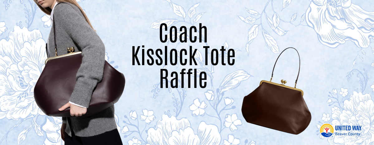 Coach Kisslock Tote Raffle